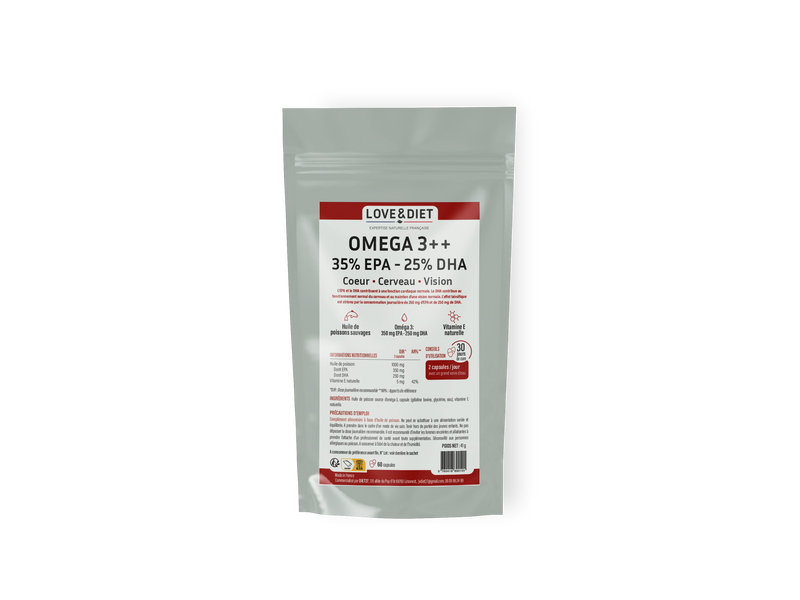 Oméga 3 ++ 60 capsules