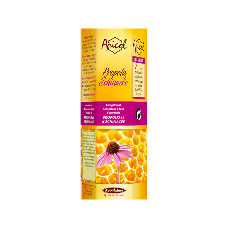Extrait de Propolis + Echinacea 60ml - Apicol
